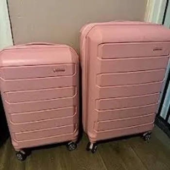 fashionable Plastic Trolley Suitcase